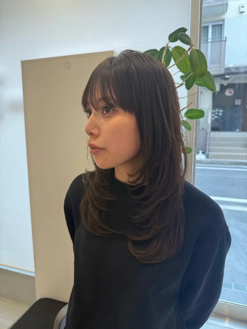 🍇似合わせカット＋透明感カラー＋aujua4ステップトリートメント🍇の写真