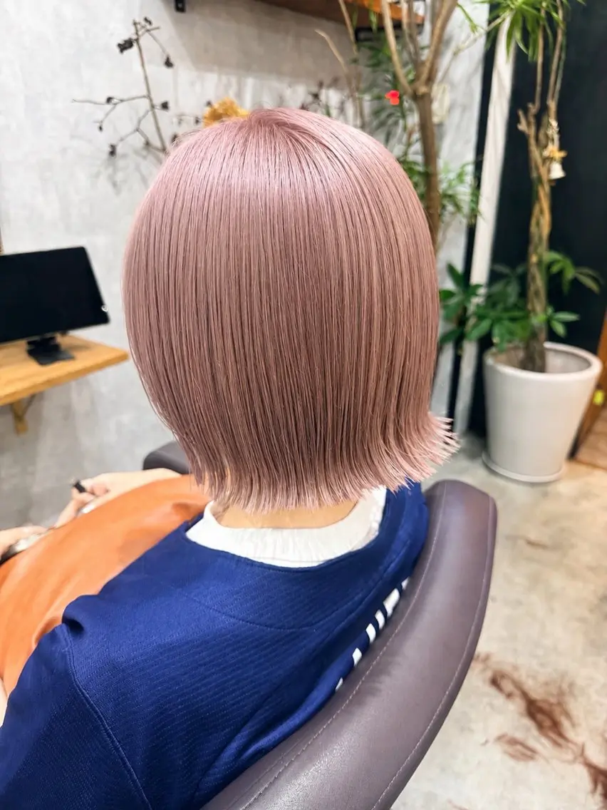 ミディアム カラー ヘアカラー C'LD Hair トモヤのヘアスタイル
