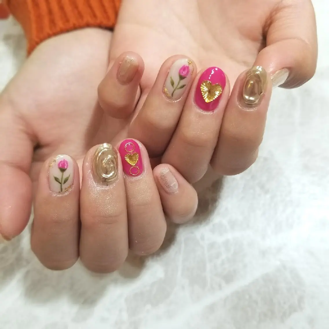 ネイル ハンドネイル nijiiro🌈 サトウのネイルデザイン