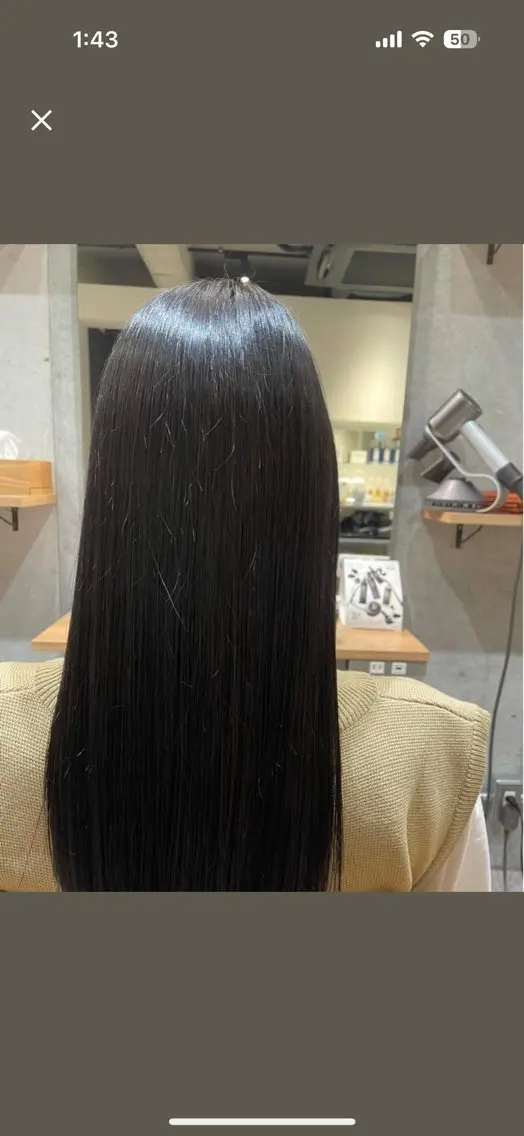 ロング カット ヘアカラー トリートメント 佐藤 蓮のヘアスタイル