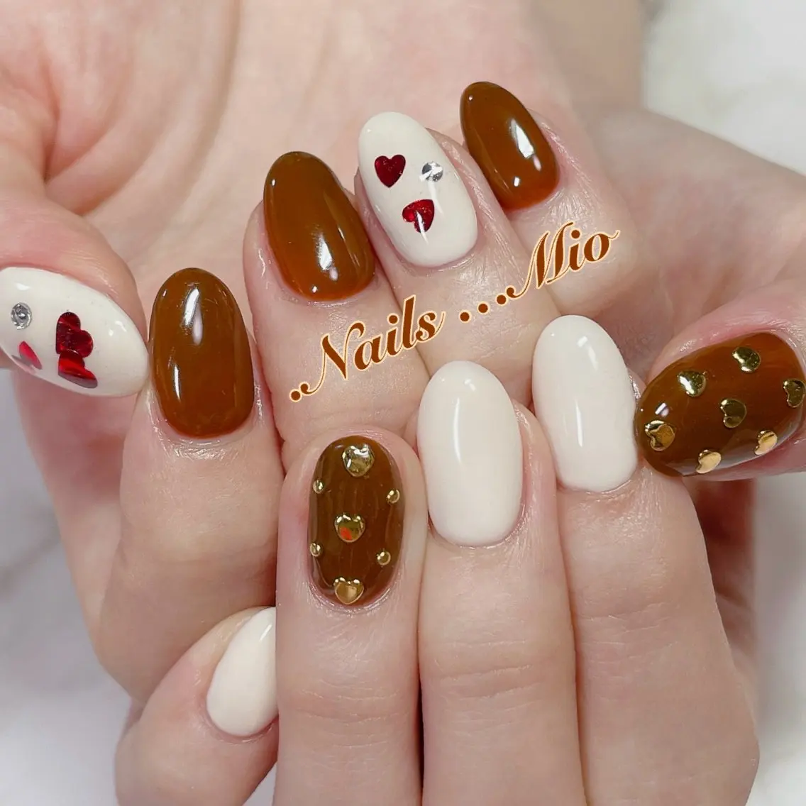 ネイル ハンドネイル ハンドケア .Nails Mio 赤羽西ネイルサロンのネイルデザイン