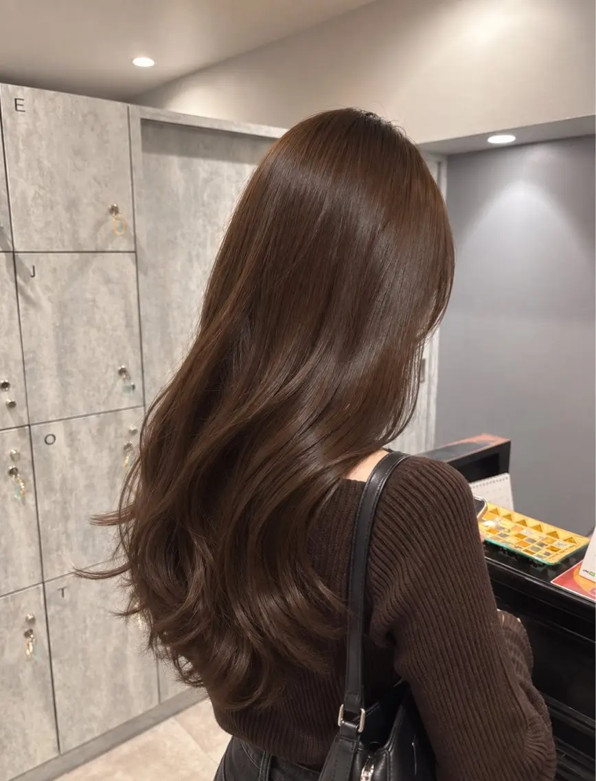 カラー ブラウンカラー 透明感カラー ヘアカラー 壱成/髪質改善/ 9月限定スパニストのヘアスタイル