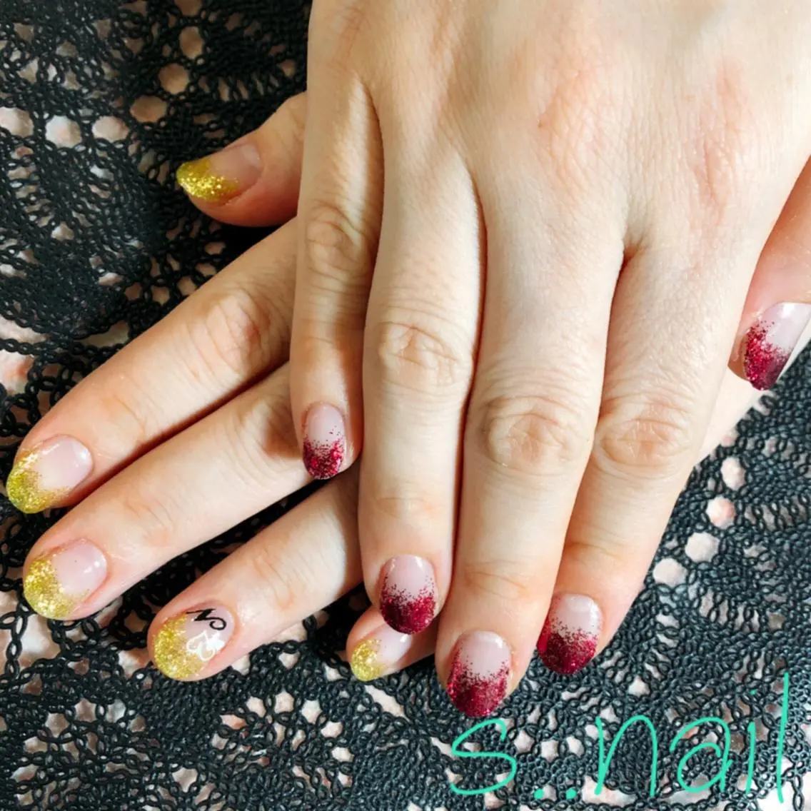 ネイル ラメ(グリッター) ラメグラデーション s..nail / MORITAのネイルデザイン
