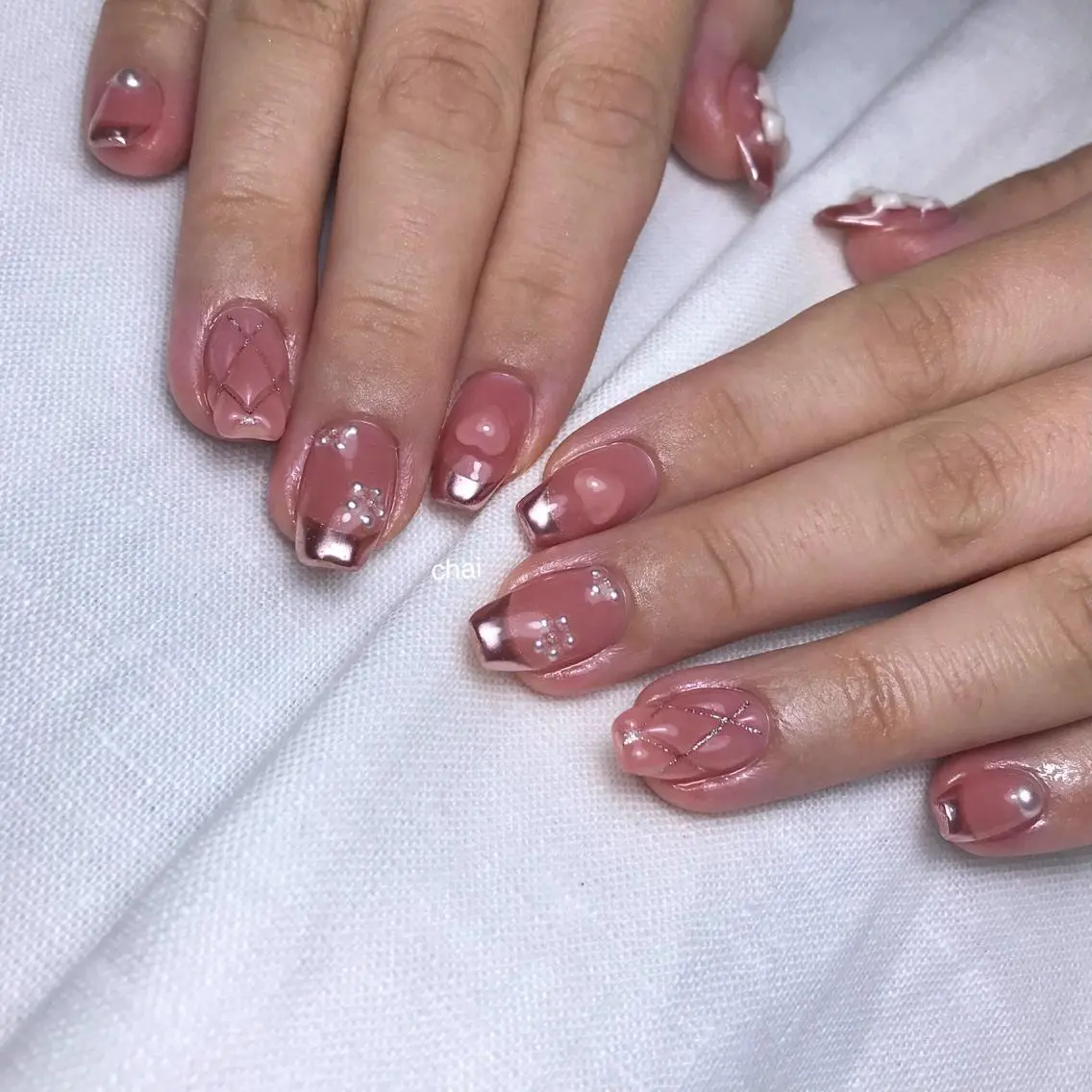 ネイル ハンドネイル chai nail _ai📍鶴橋のマツエク・マツパデザイン