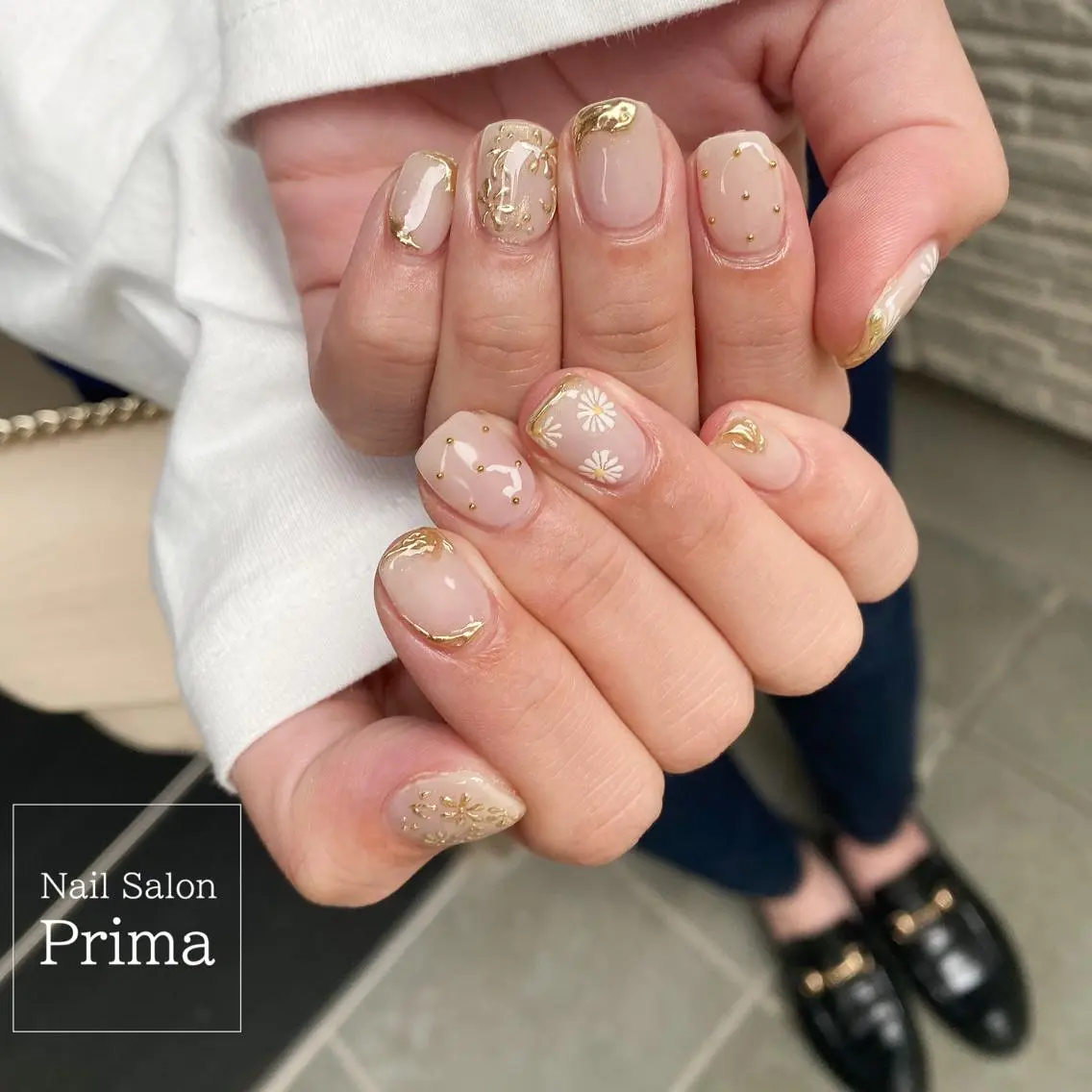 ミディアム ネイル SalonPrima 西院Nail&Eyeのネイルデザイン