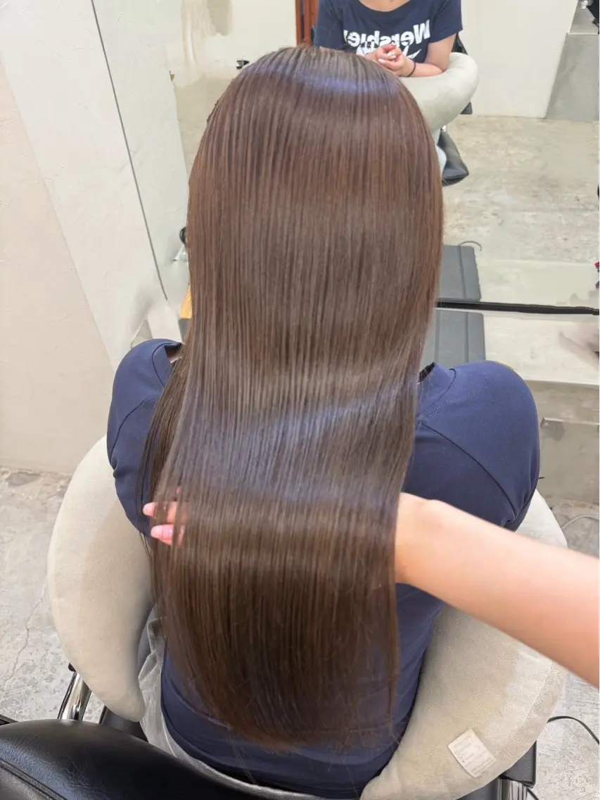 ロング ヘアカラー 🎀うる艶モテ髪🎀 透明感/ユナのヘアスタイル