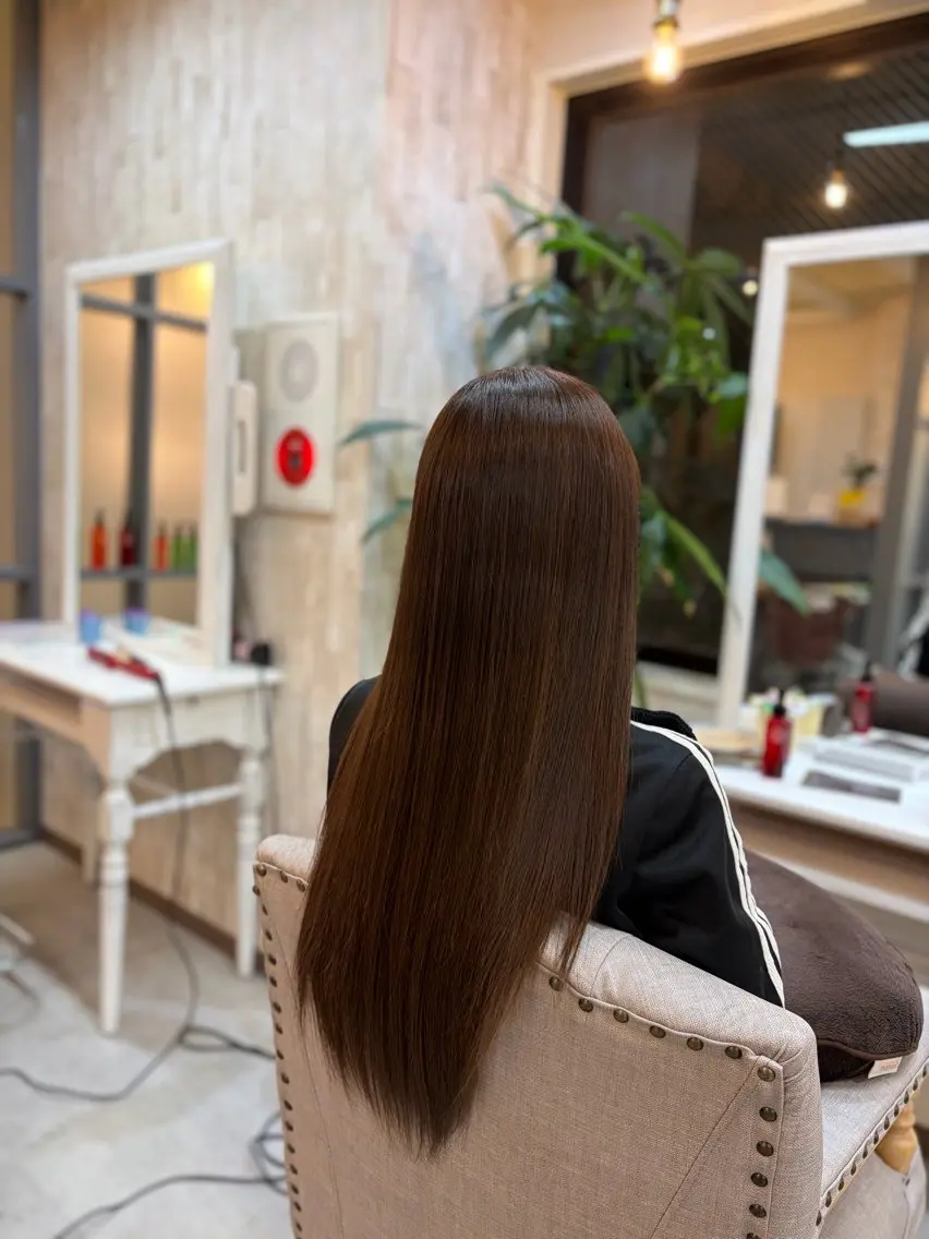 ロング 髪質改善 有田 奨のヘアスタイル