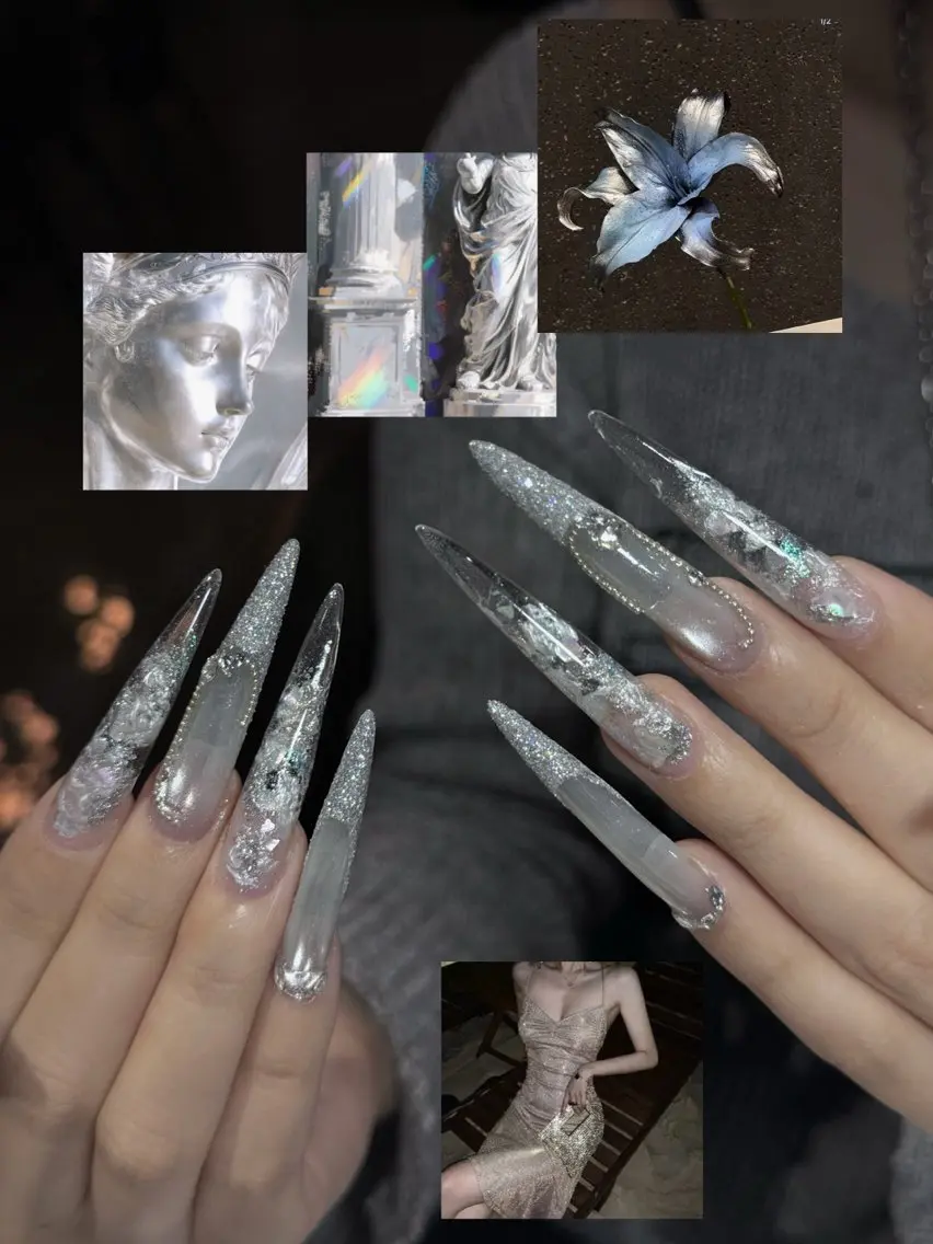 ロング ハンドネイル CRESMILA YOSHIEのネイルデザイン