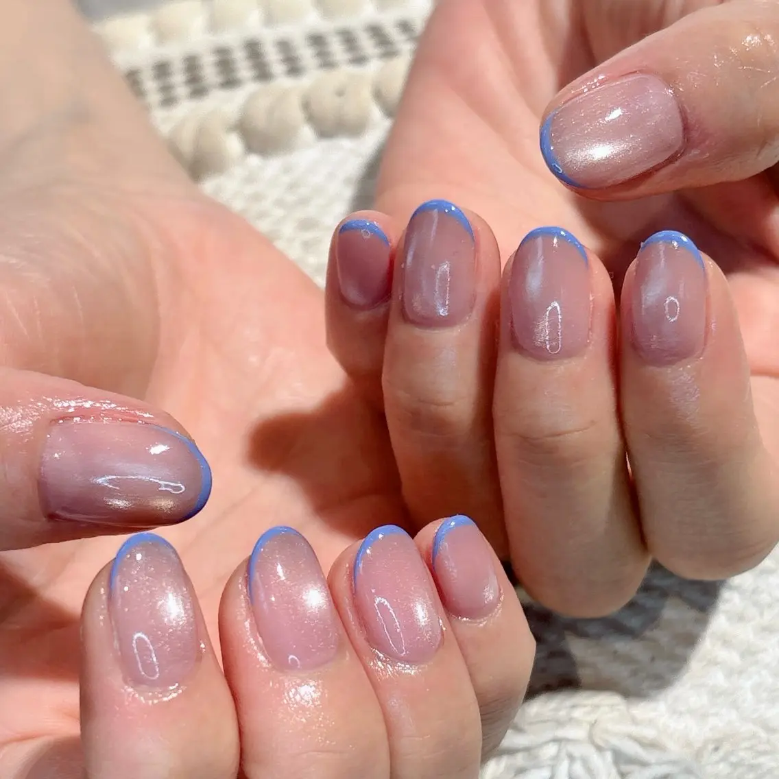 ネイル フレンチネイル ハンドネイル megu  / sōko nailのネイルデザイン