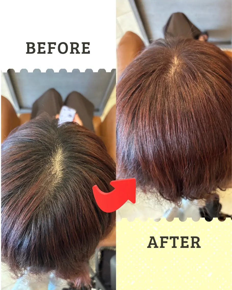 カラー レッドカラー ヘアカラー 沖本 あやののヘアスタイル