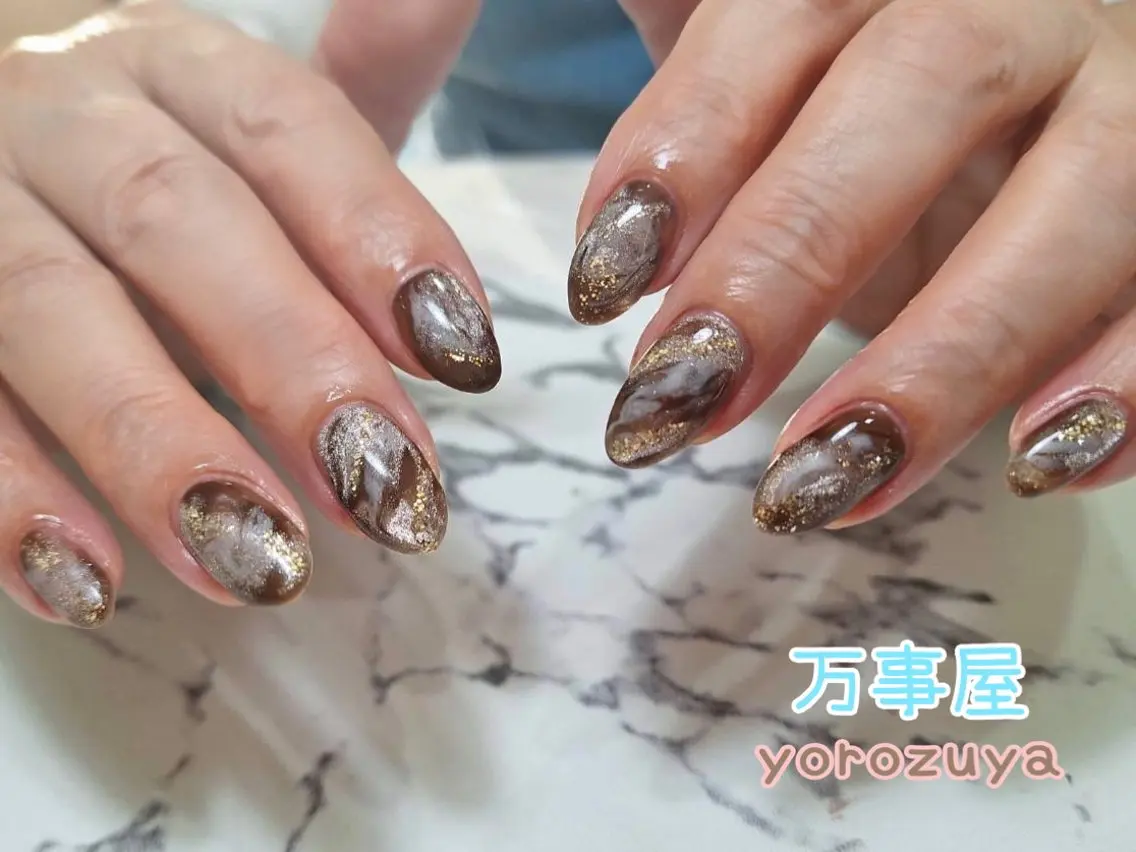 ネイル アートネイル ニュアンスネイル ☆ YOROZUYA..のネイルデザイン