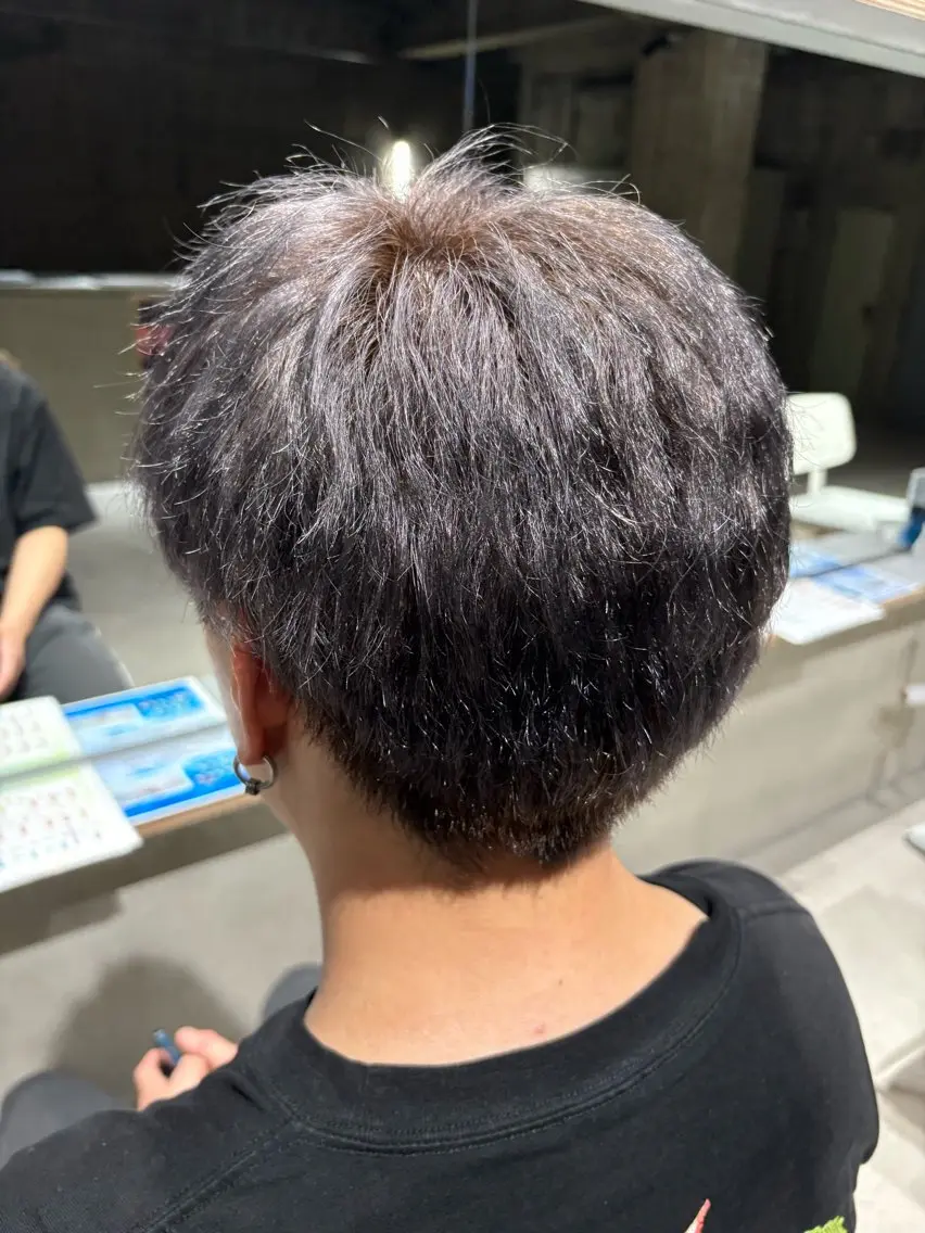 カラー メンズ メンズブリーチ ブリーチ ヘアカラー 玉置七海✨ /透明感/髪質改善のヘアスタイル