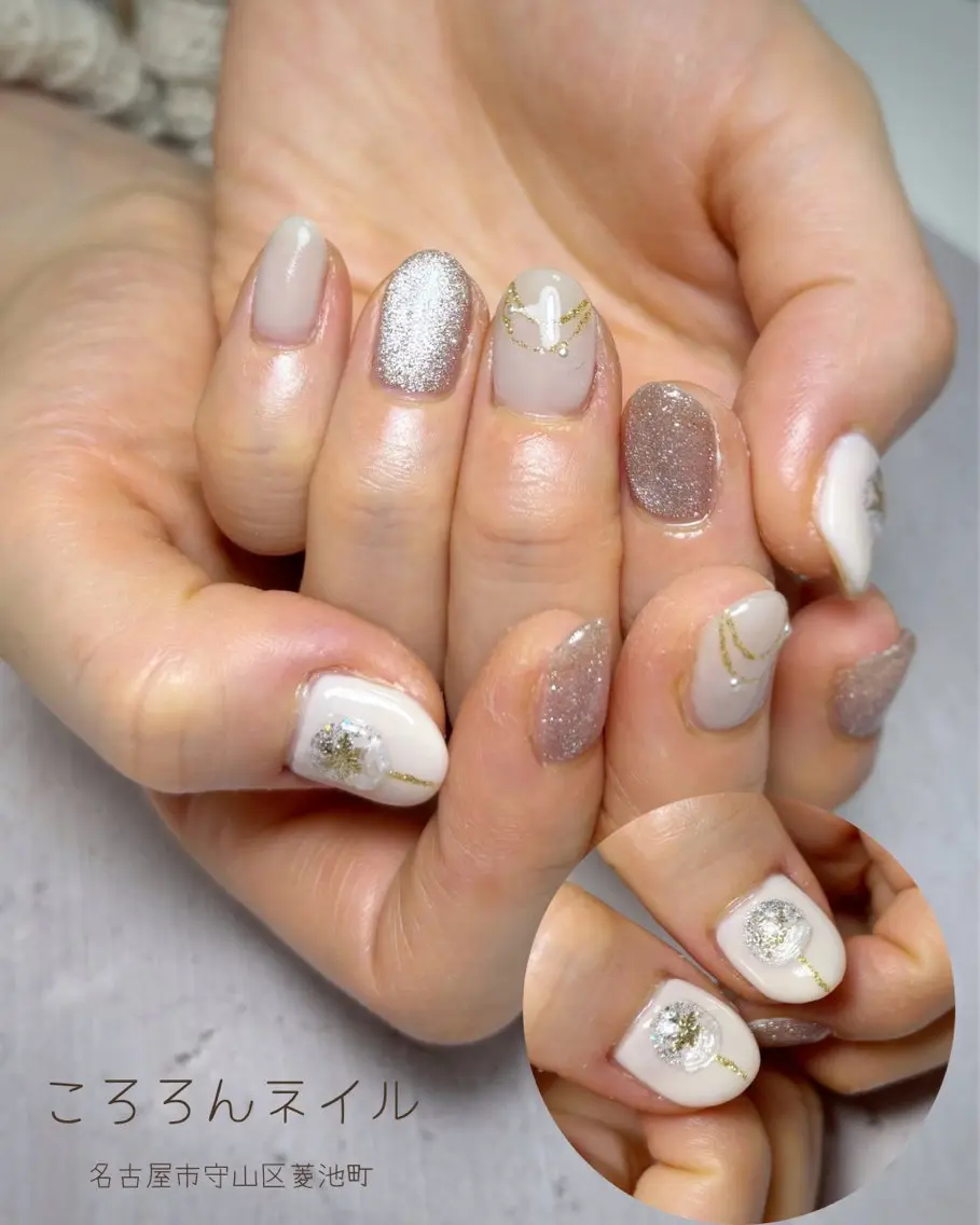 ネイル ハンドネイル ころろんネイル nazuのネイルデザイン