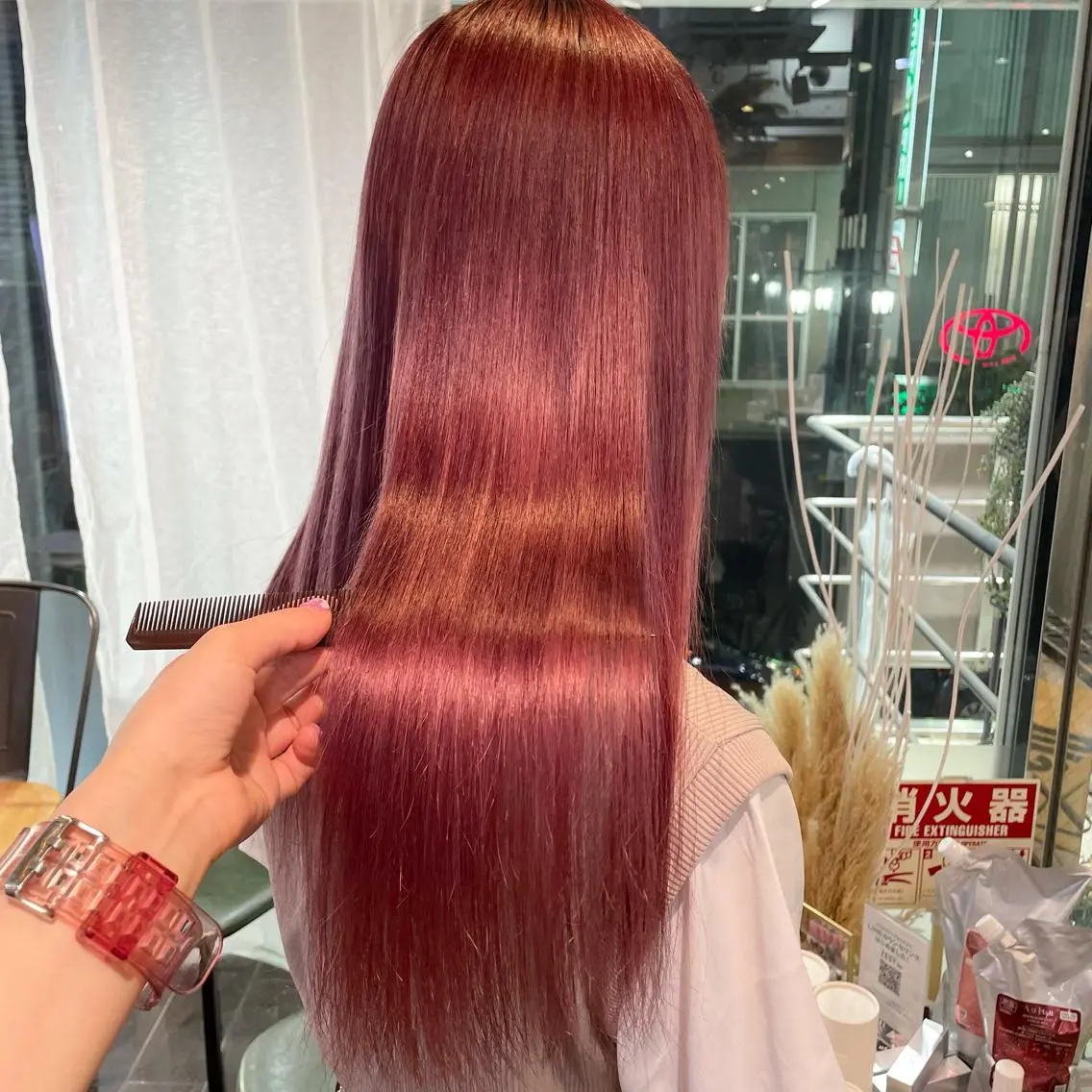 🌸5月限定価格🌸　髪質改善カラー👩🏻‍🦰 ＋ 選べるトリートメント💆🏻‍♀️の写真