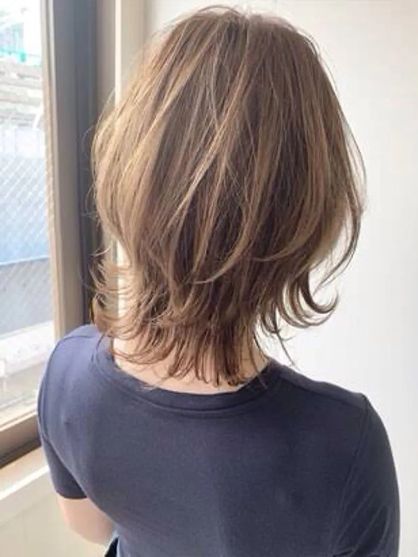 ミディアム 髪師 kenjiroのヘアスタイル