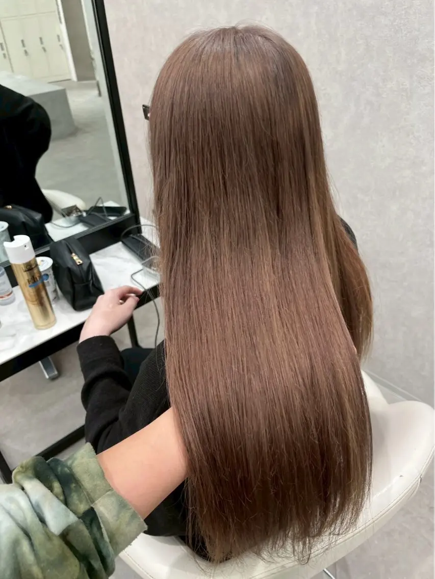 ロング カラー ハイトーンカラー🐬 えりかのヘアスタイル