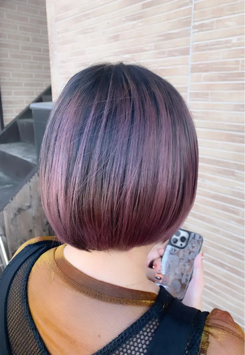 ショート ハイライト 髪質改善 レイヤーカット トリートメント メンズスタイル バレイヤージュ　齋藤のヘアスタイル