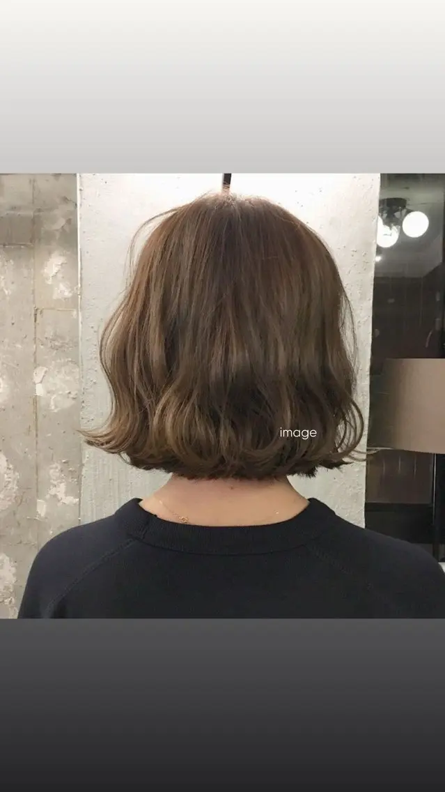 ミディアム ミディアムパーマ ボブ ボブ/ショート /sora🌙✨️のヘアスタイル