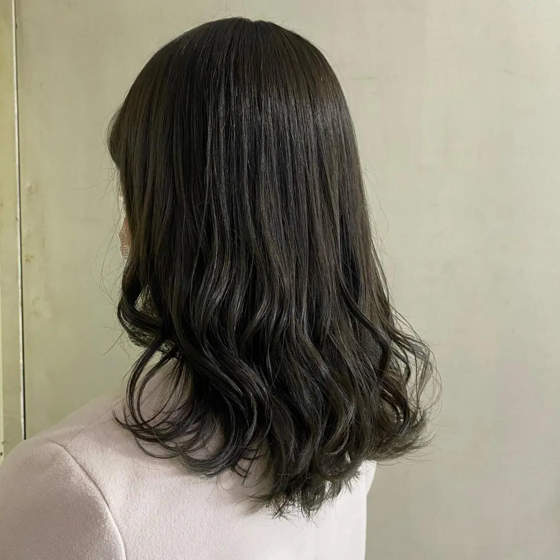 ミディアム カラー 透明感カラー 清村 和音のヘアスタイル