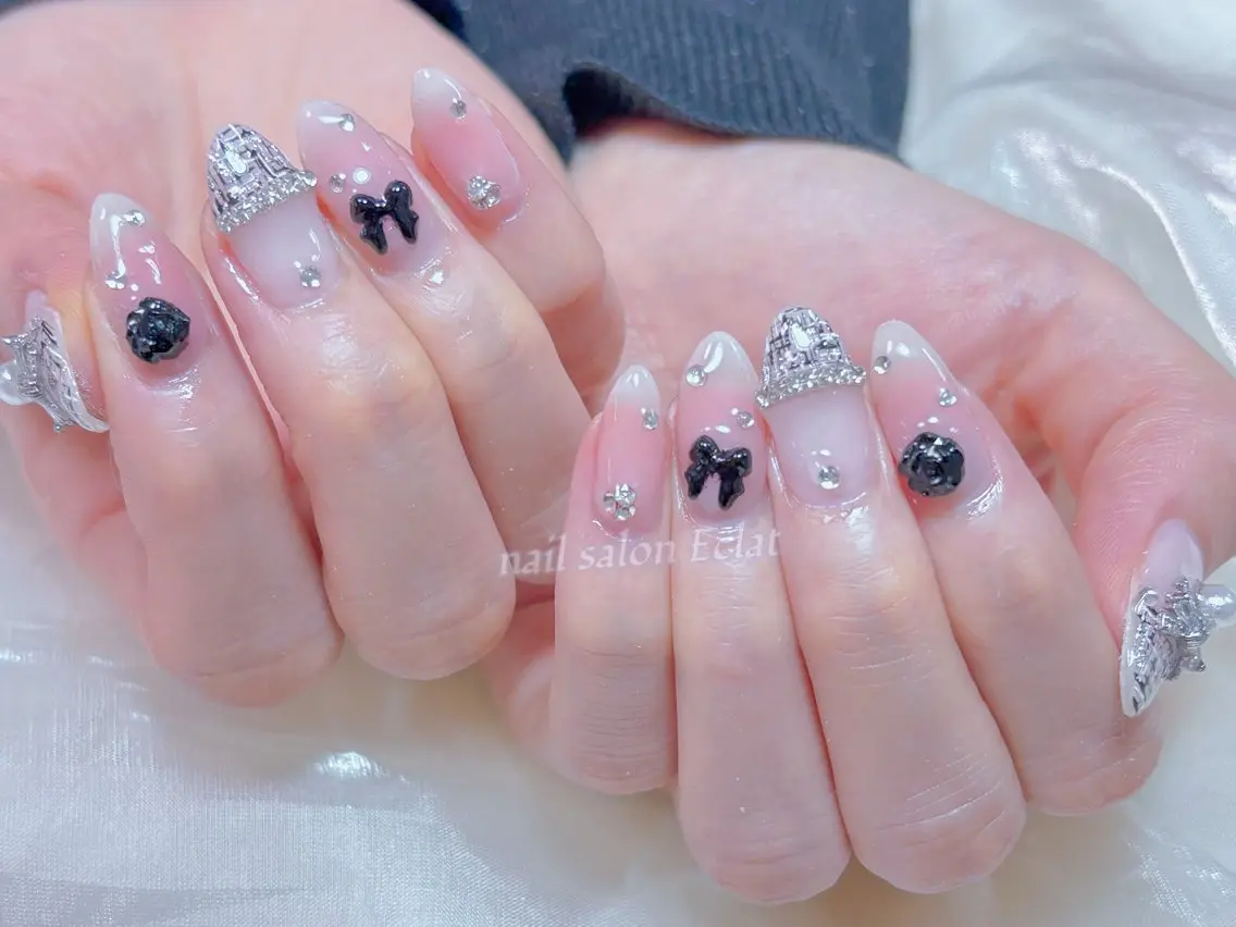ネイル ハンドネイル ネイルサロンエクラ 🫧Shizukaのネイルデザイン