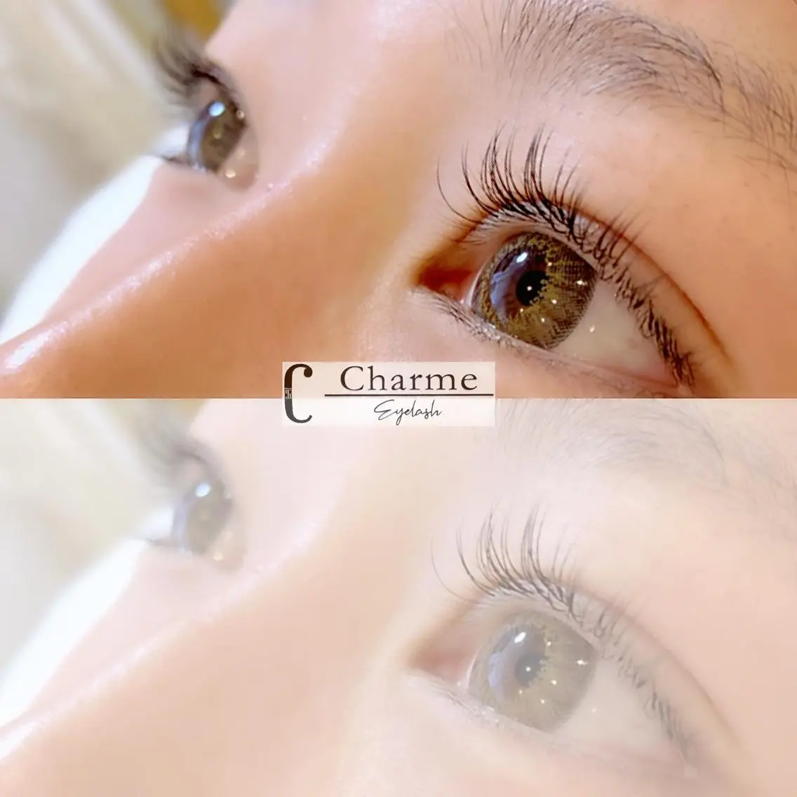 マツエク・マツパ フラットラッシュ 【Charme 】 シャルムのマツエク・マツパデザイン
