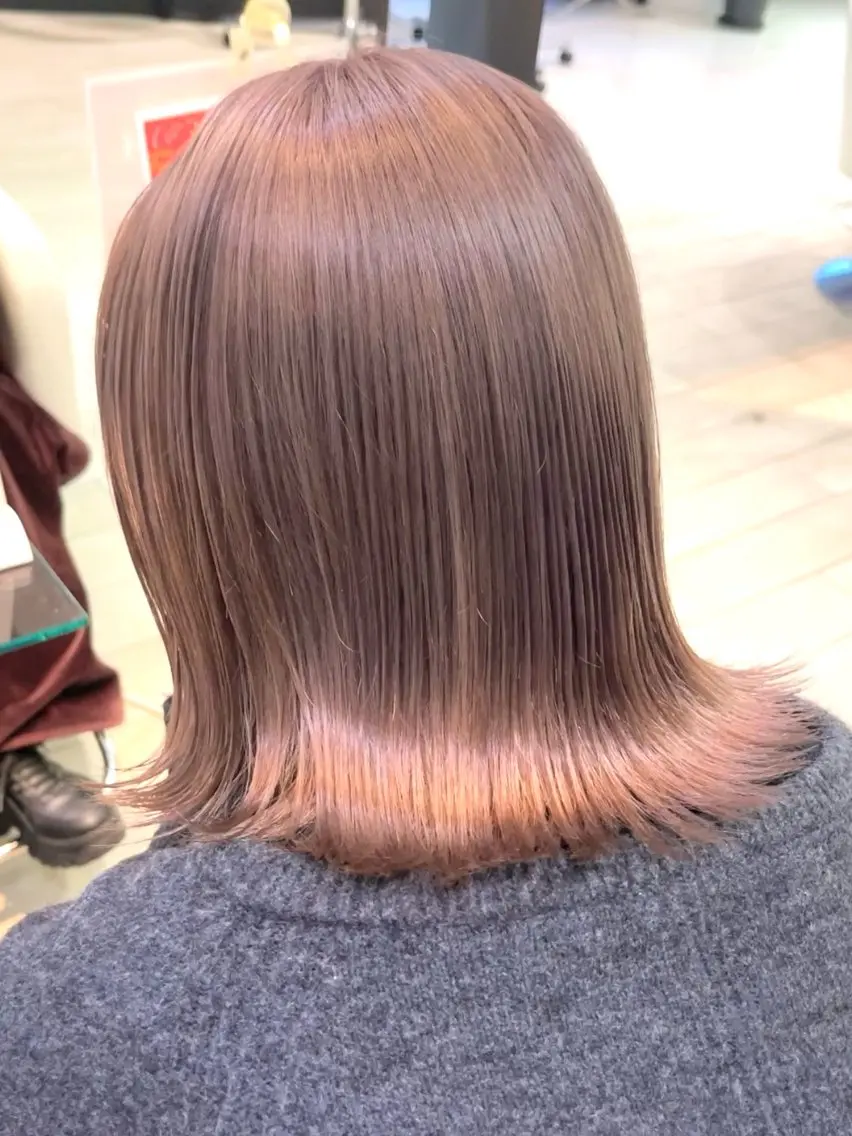 【ブリーチ無しWカラー💗】🌷 ※シャンプー・ブロー込みの写真
