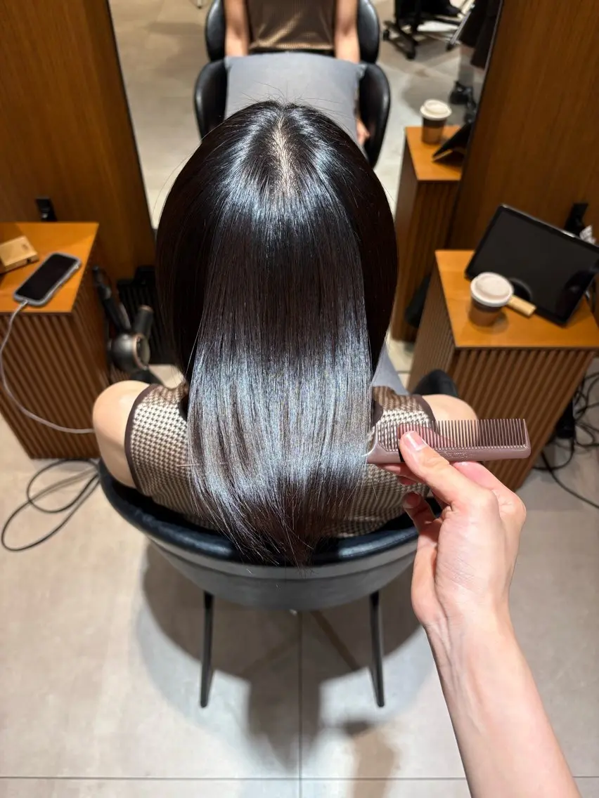 ミディアム パーマ yukina ✴︎のヘアスタイル