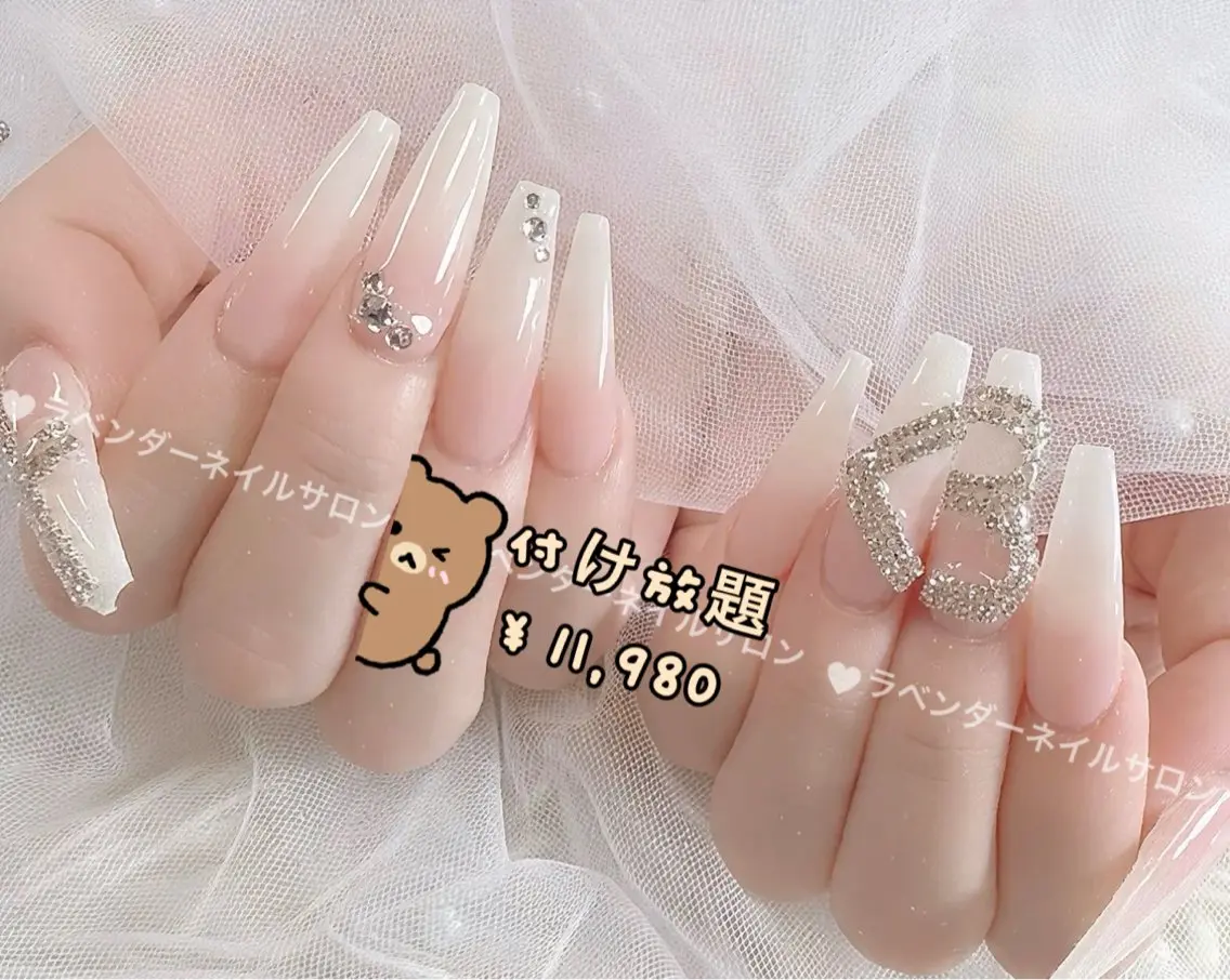 ネイル ハンドネイル ラベンダー💖日暮里 ルル💖ネイルのネイルデザイン