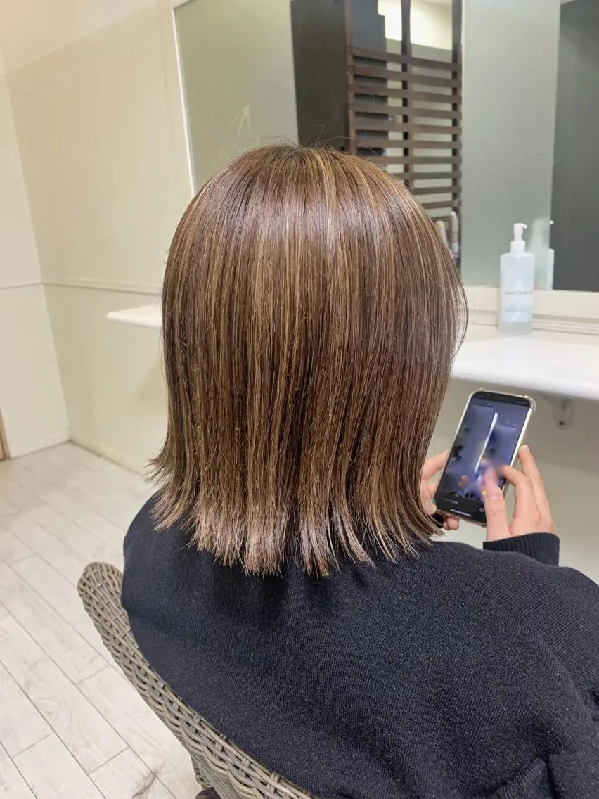 ㊙️さりげなオシャレはこちら㊙️【カット＋シークレットハイライト】の写真