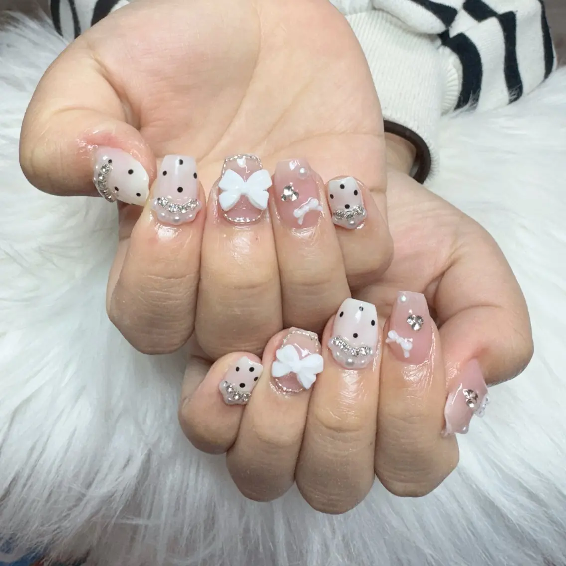 ネイル ハンドネイル 🧸yuki🍯 パラジェル取扱店🐝のネイルデザイン