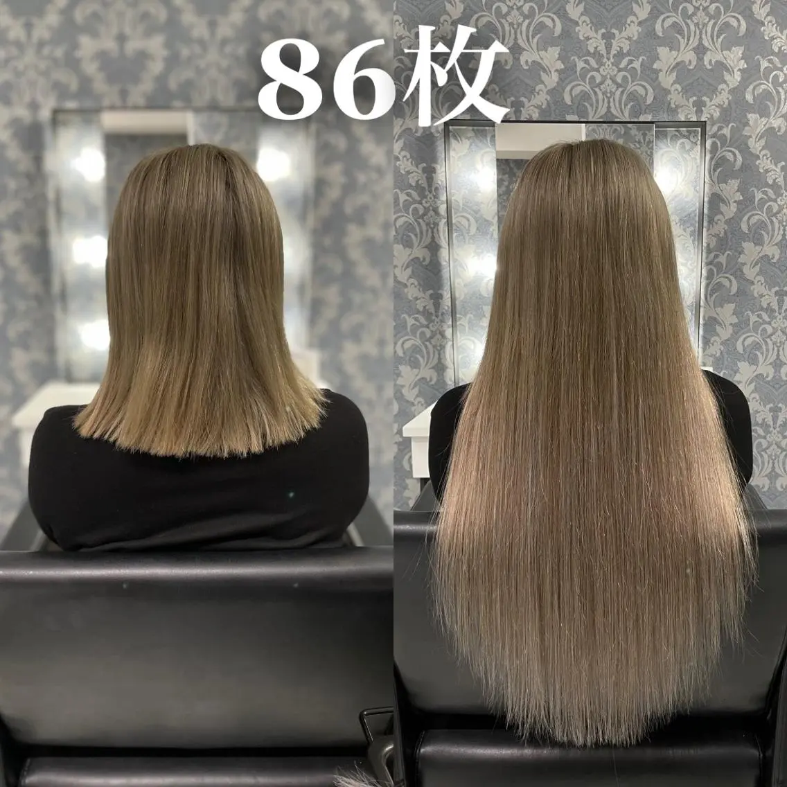 ロング KOSEI シールエクステのヘアスタイル