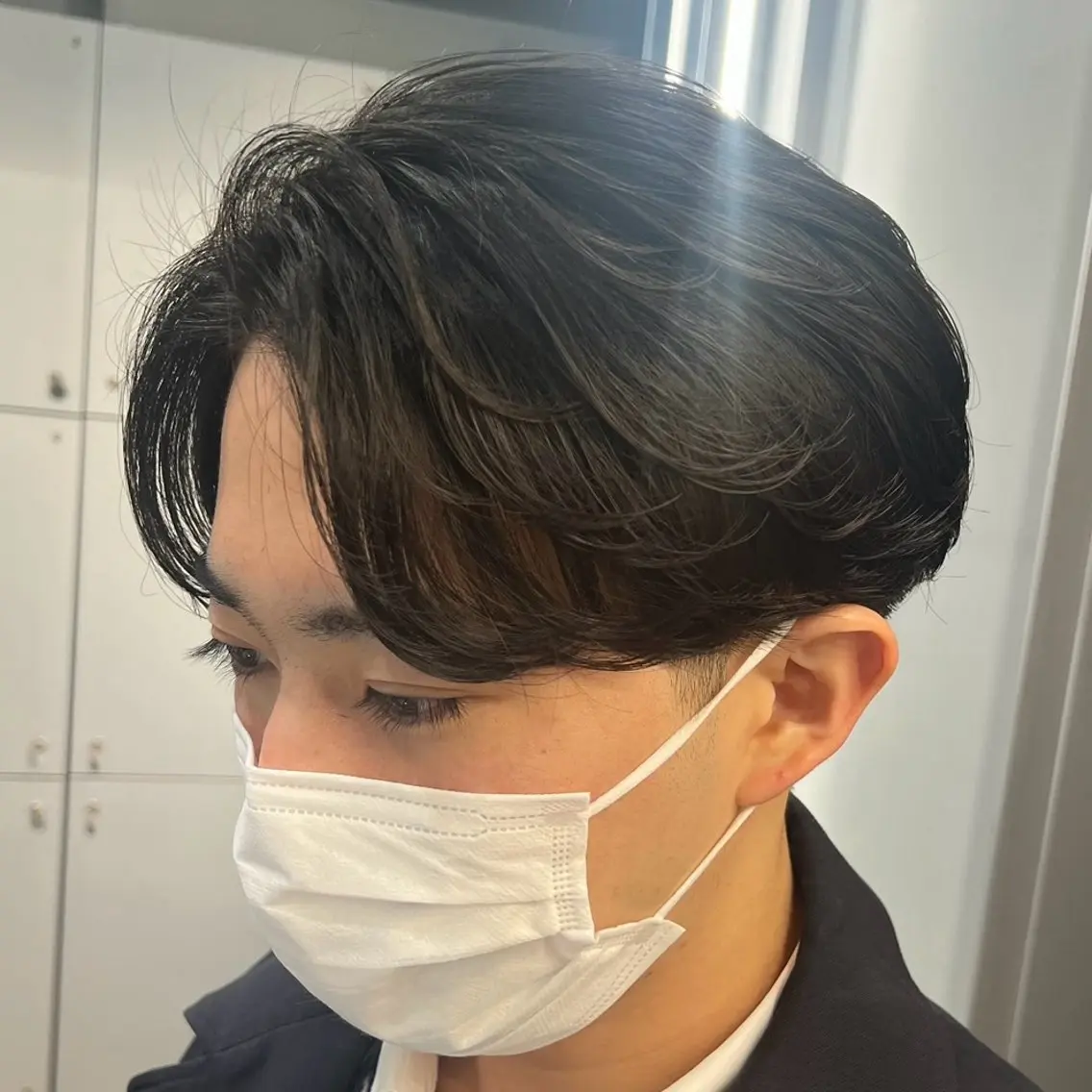ミディアム パーマ ヘアアレンジ メンズ fifth 石川 凪のヘアスタイル