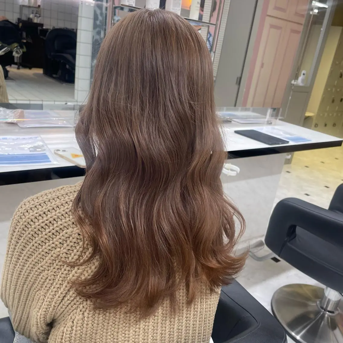 セミロング カット ヘッドスパ ヘアセット うる艶トレンドヘア 🕊️上野BABYのヘアスタイル