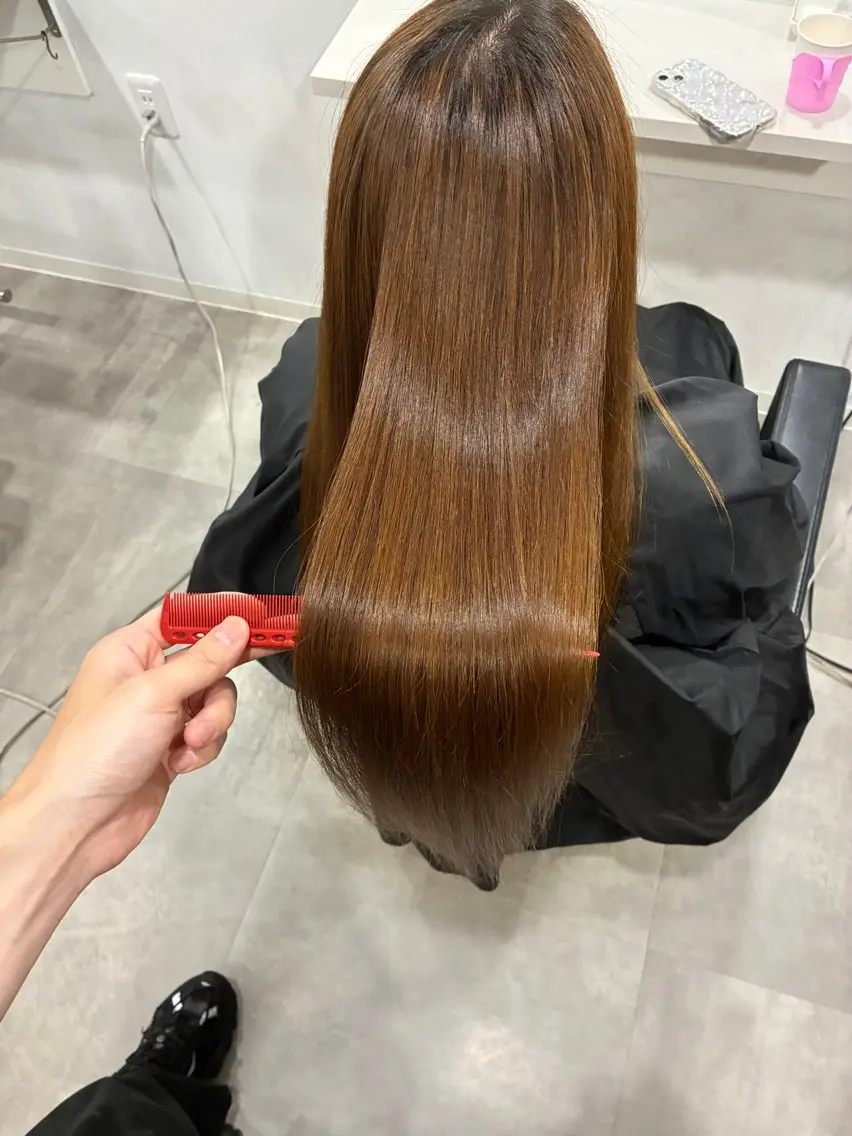 ⭐️オーダ率No. 1⭐️✨カット+ルフレorスロウカラー+2ステップTR✨の写真