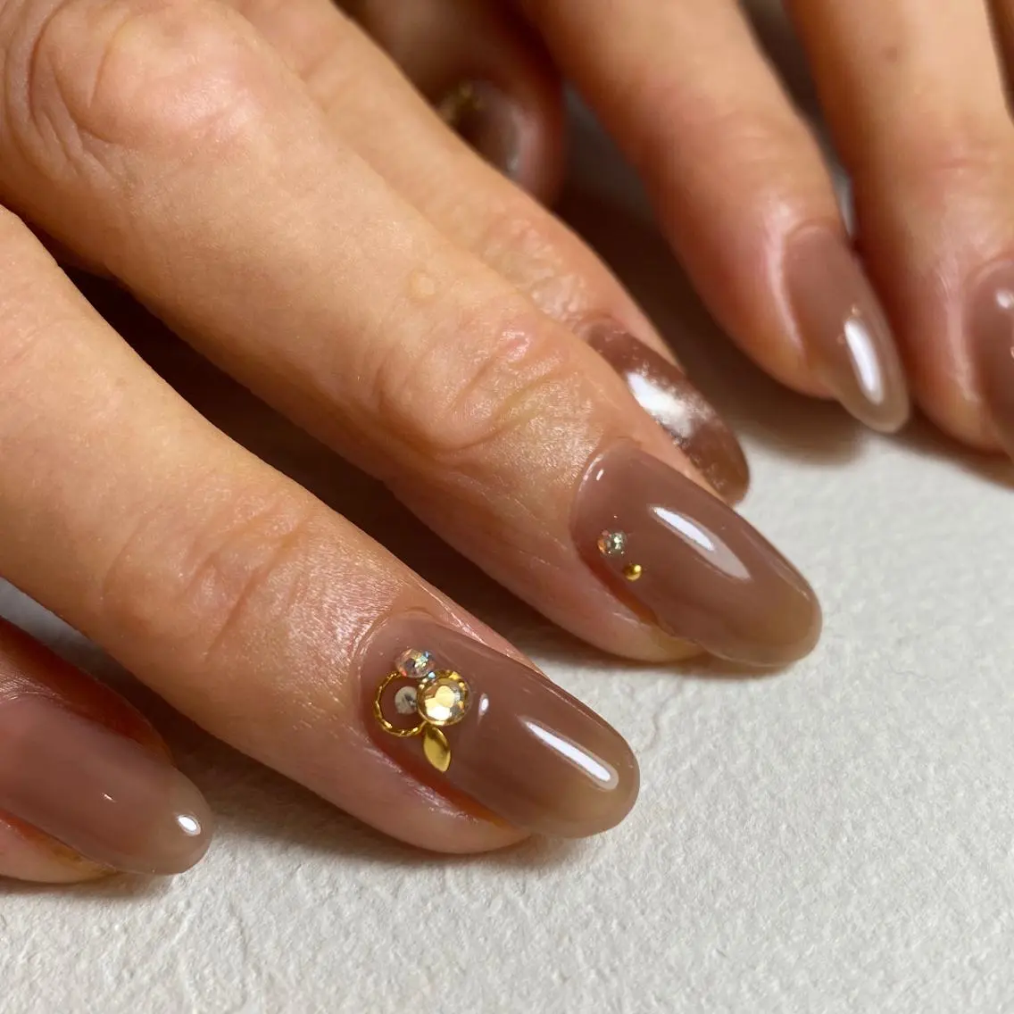 ネイル アートネイル ワンカラーネイル ハンドネイル Nail salon アトリエジョワ　金山のネイルデザイン