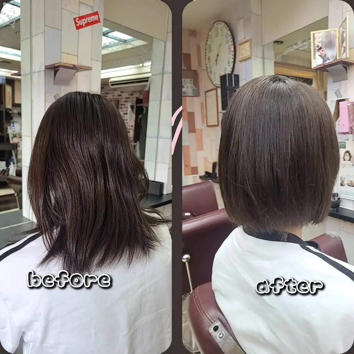 ミディアム 学生 縮毛矯正 トリートメント TAKA✂️メンズ ◎艶サラ髪✨のヘアスタイル