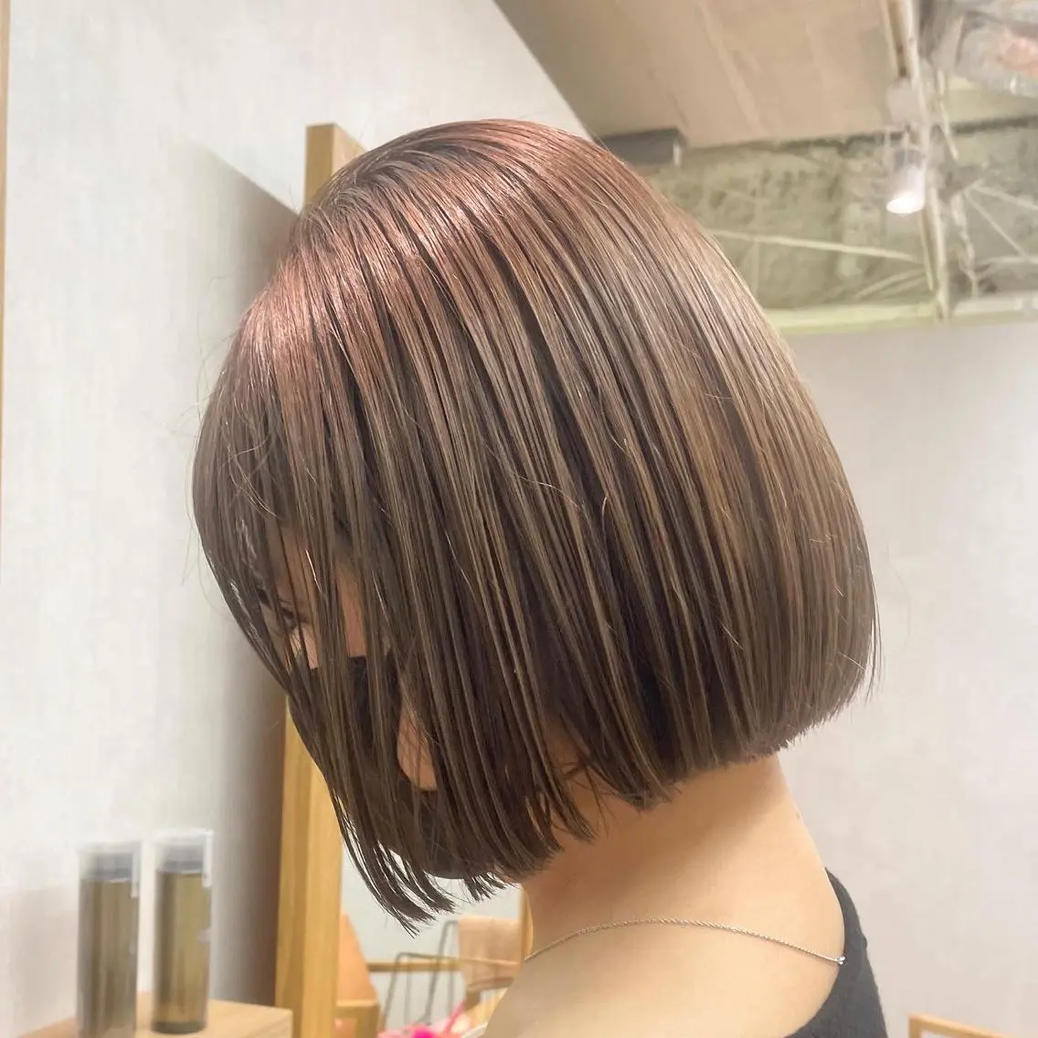 ショート カラー ボブ カット ヘアカラー トリートメント 内野   龍海 / レイヤーカットのヘアスタイル