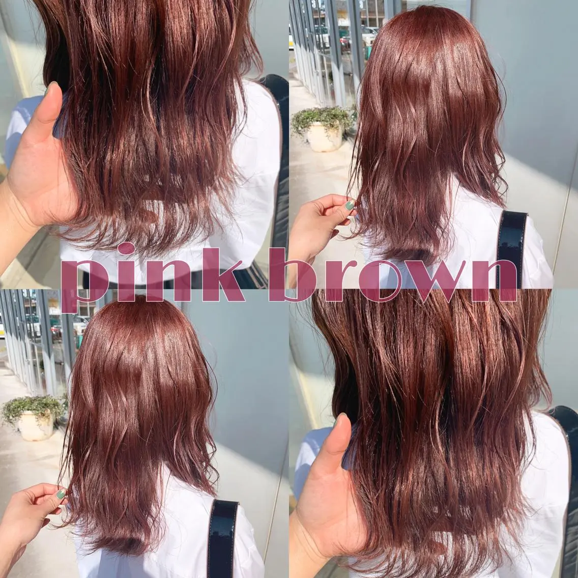 ロング カラー 小澤 志穂のヘアスタイル