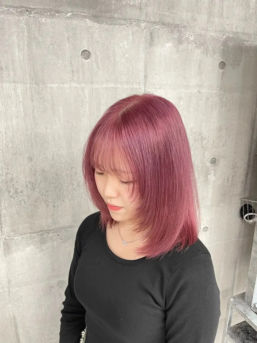 セミロング カラー パーマ ヘアアレンジ メンズ キッズ レイヤーの魔術師 𓍼takumi𓍼のヘアスタイル