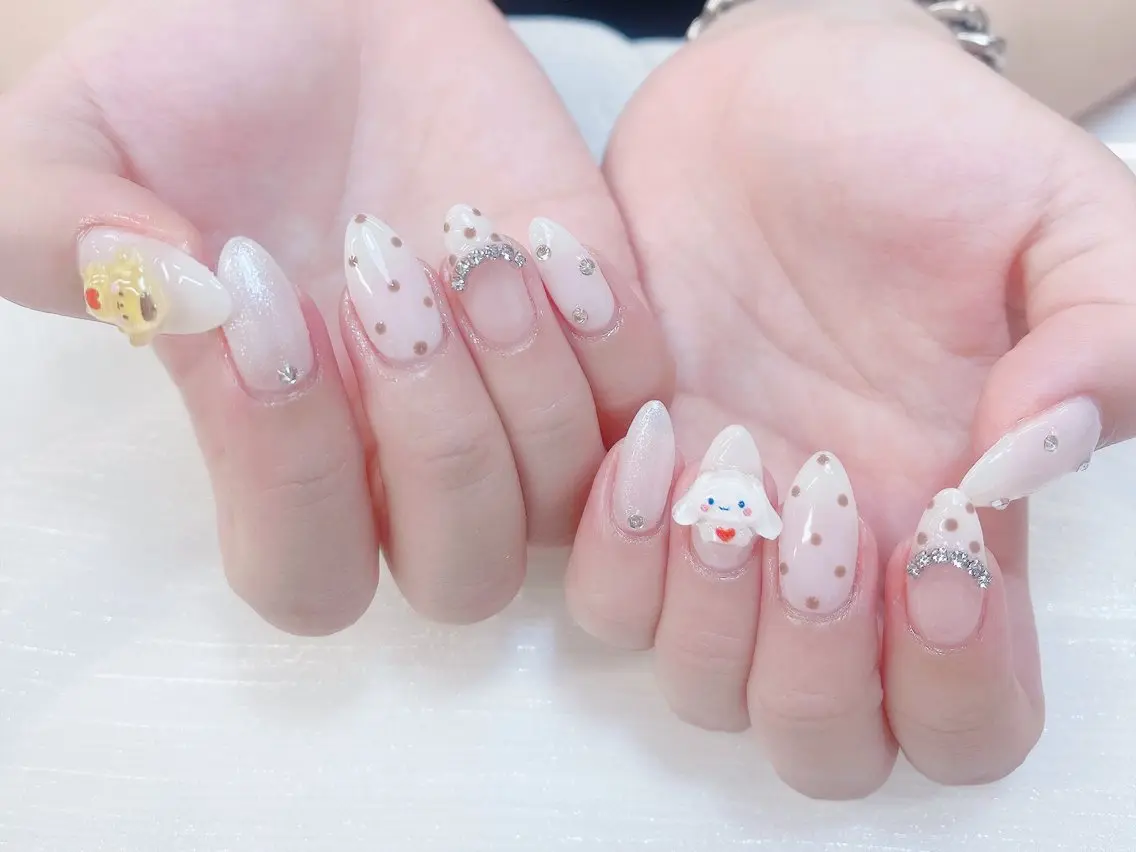 ネイル チークネイル 成人式 フレンチネイル グラデーション 氷ネイル・うるうるネイル ハンドネイル DUO   MI nail salonのネイルデザイン