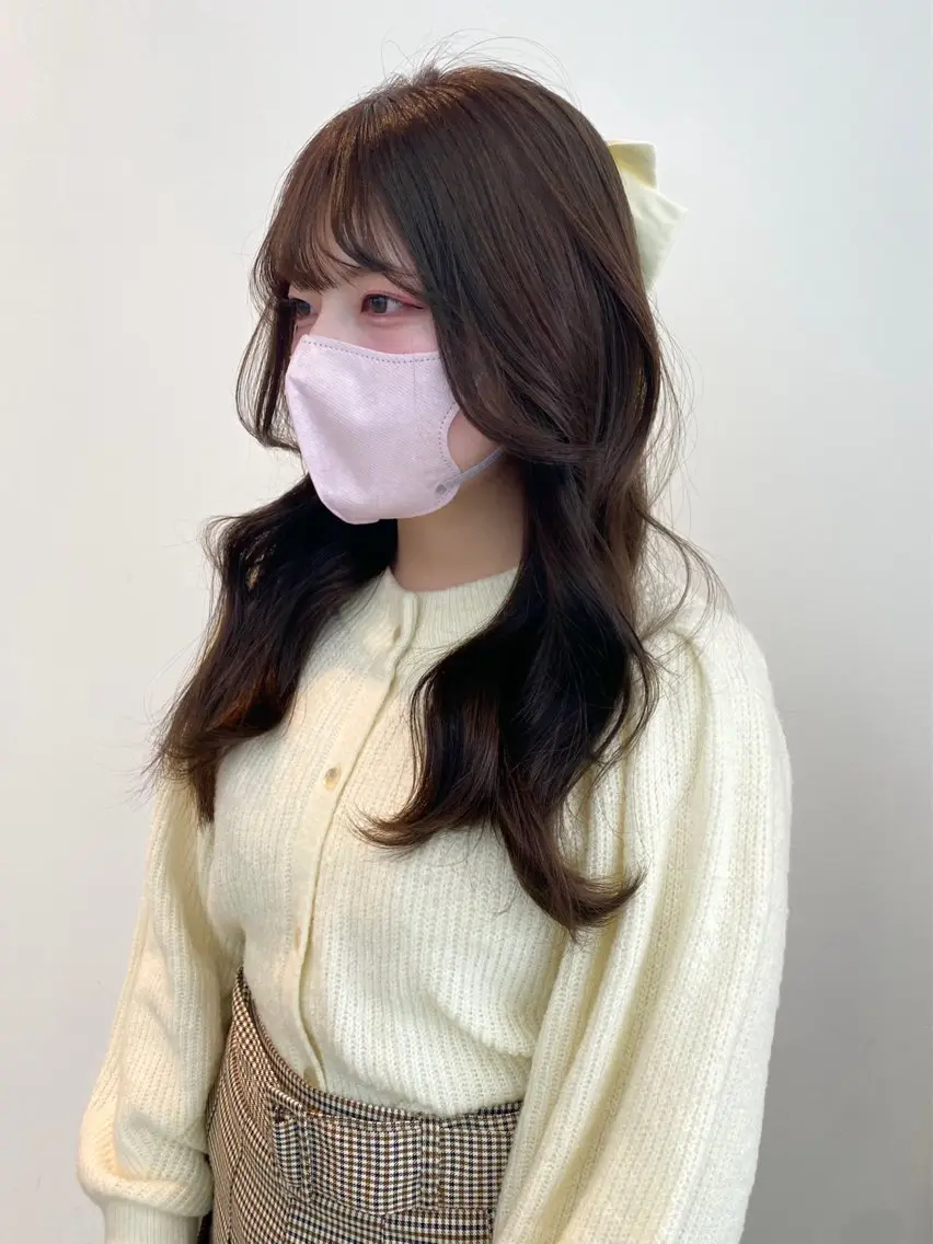 ロング カラー 透明感カラー カット ヘアカラー トリートメント mai / linoah˚✧のヘアスタイル