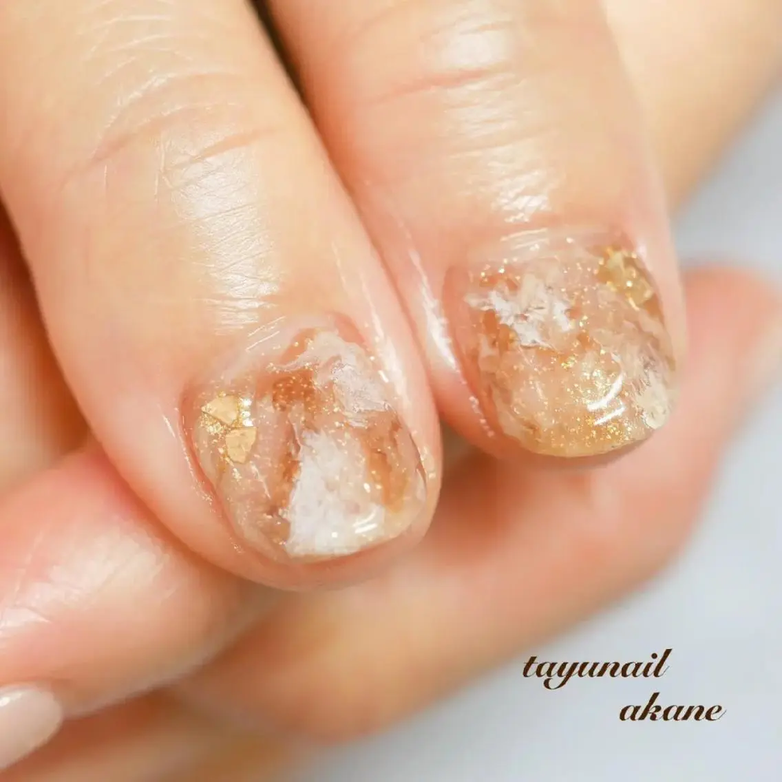 ネイル アートネイル ブルー ジェルネイル ワンカラーネイル パラジェル ネイルサロン 【たゆnail】のネイルデザイン