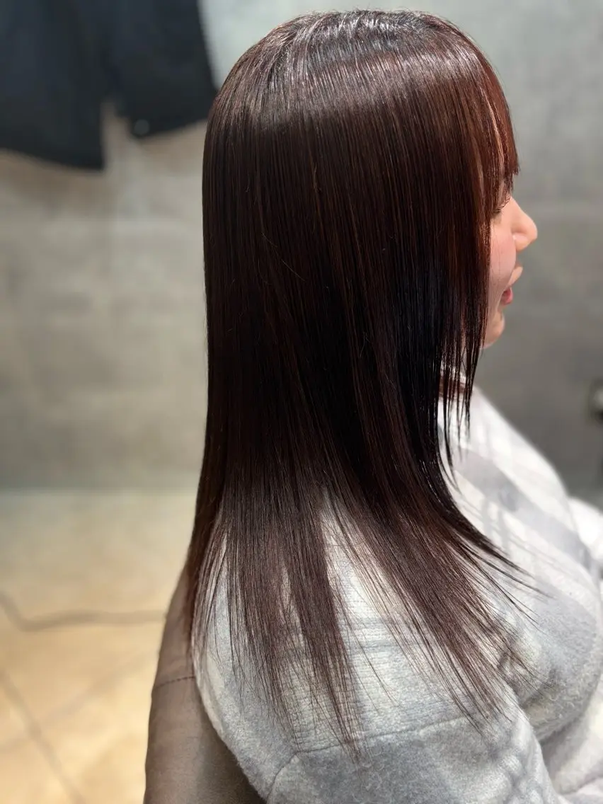 【秋冬の乾燥に耐えた髪の毛にご褒美を‼️】骨格美整カット+濃密炭酸クレンジング+濃厚内部補修トリートメントの極上メニューの写真