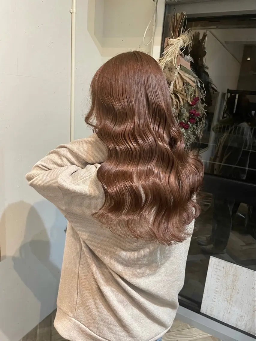 ロング 盛れるカットカラー DEAN豊橋店のヘアスタイル