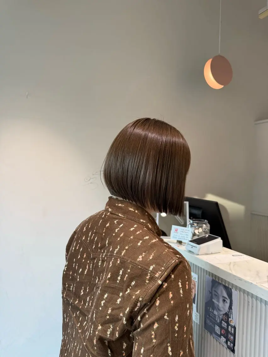 【赤み消しWカラー】極上の柔らかさミルクティーベージュ＋TR🫧オリーブベージュシアーベージュで透明感抜群の艶髪に🤎の写真