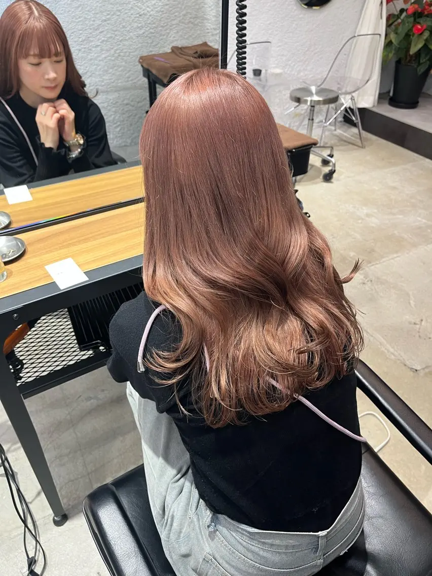 ロング ヘアカラー トリートメント ✽透明感ｶﾗｰ ✽ 🍆那須ももこ🍑のヘアスタイル