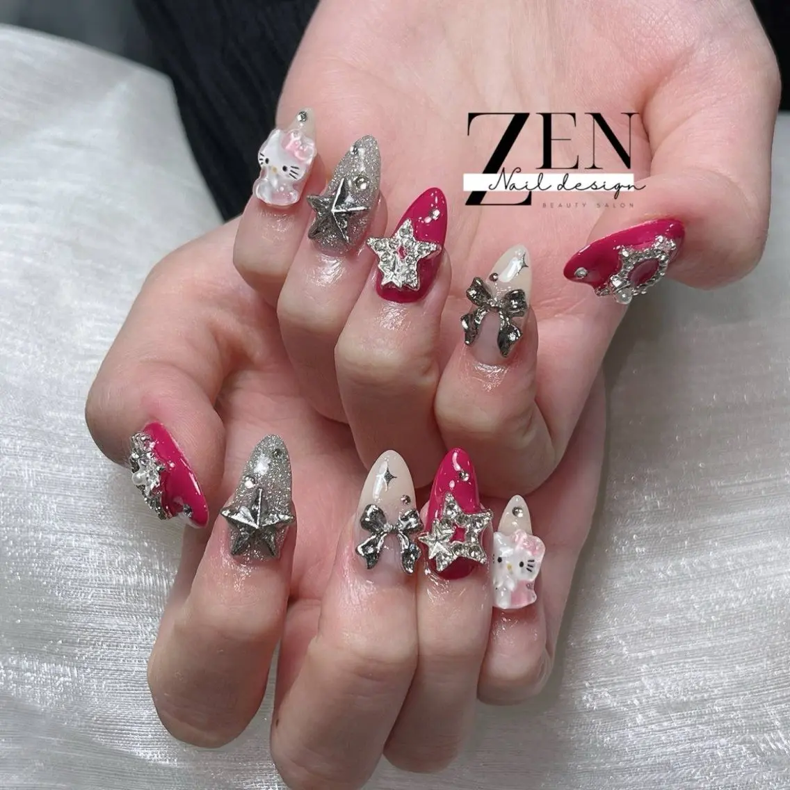 ネイル 持ち込み スカルプネイル ネイルチップ ハンドネイル Zen Nail Design 池袋のネイルデザイン