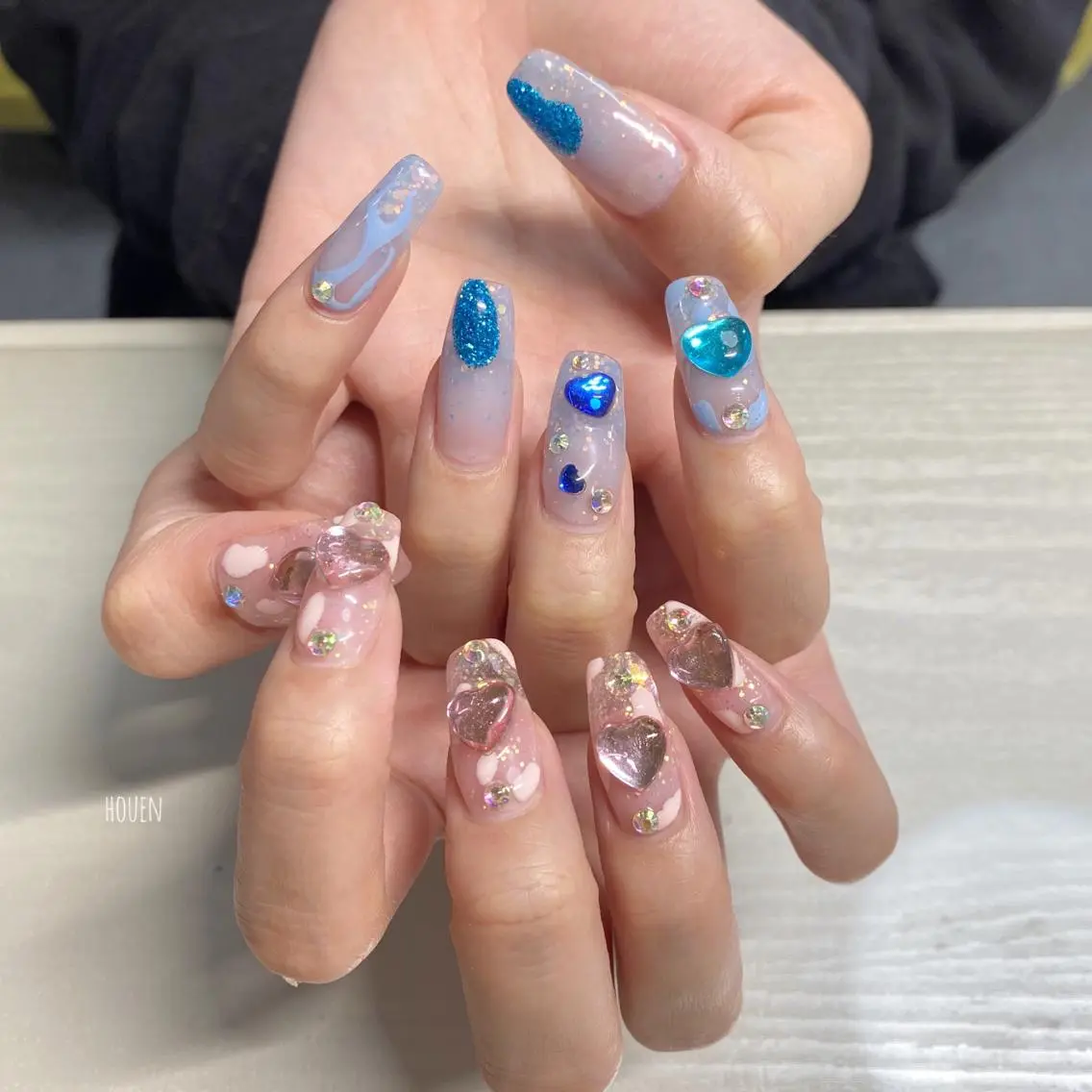 ネイル スカルプネイル ハンドネイル I pinknail 韓国風·持ち込み専門のネイルデザイン