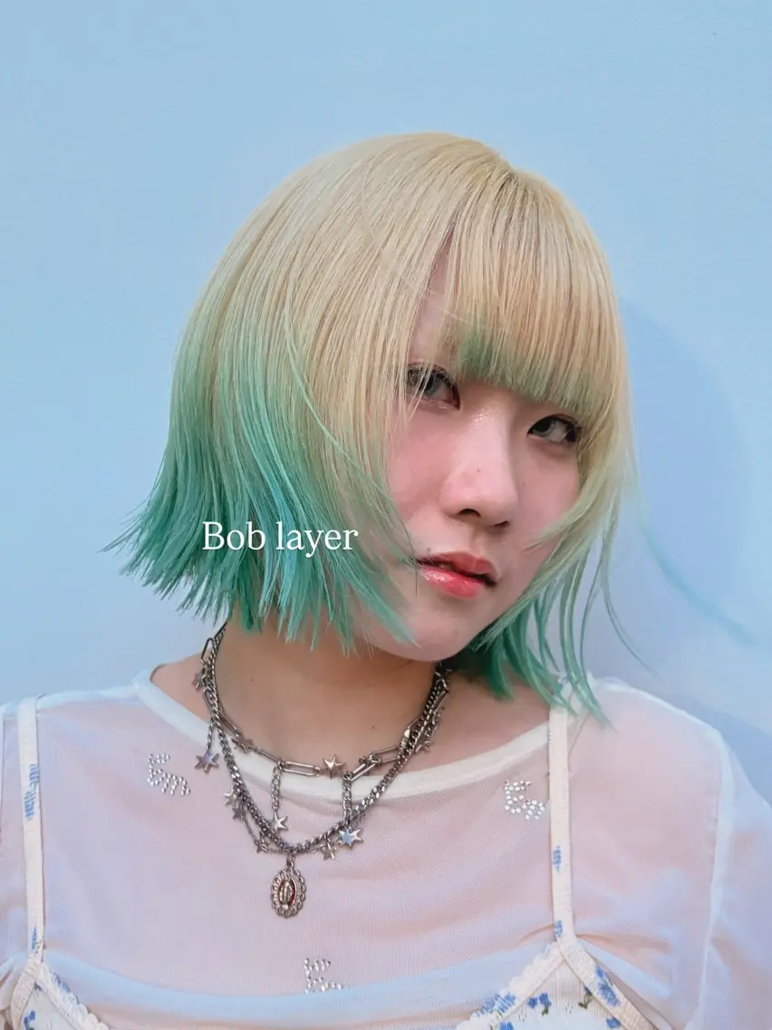 ミディアム ヘアカラー トリートメント セイショウ__表参道 カラーブリーチ✨のヘアスタイル