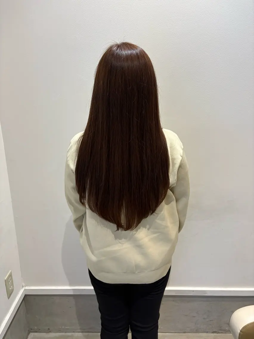 ロング ロング カット ヘアカラー 折本 沙織のヘアスタイル